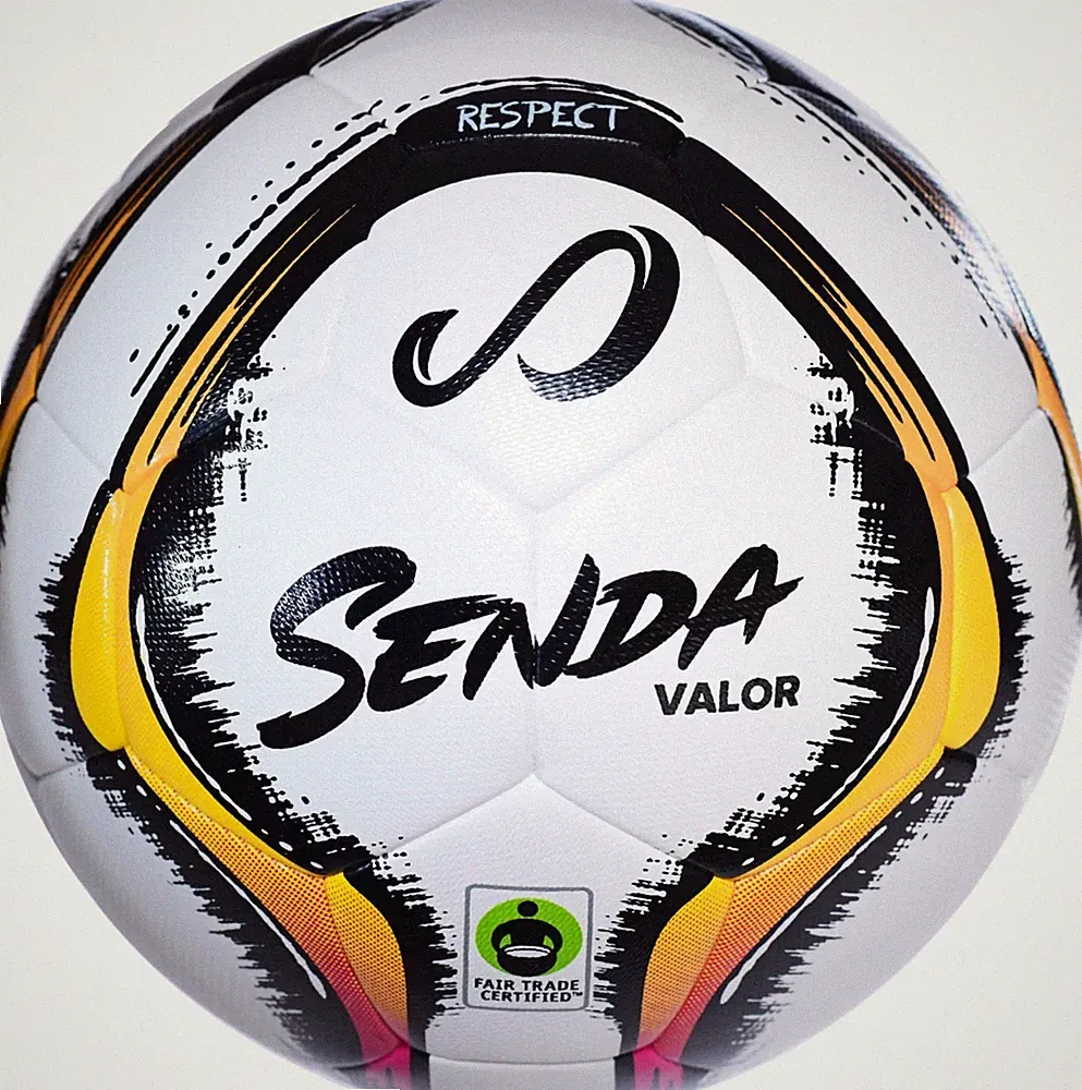 Senda Valor Soccer Ball Fuchsia/Light Orange Size 5 Ages 13 & Up