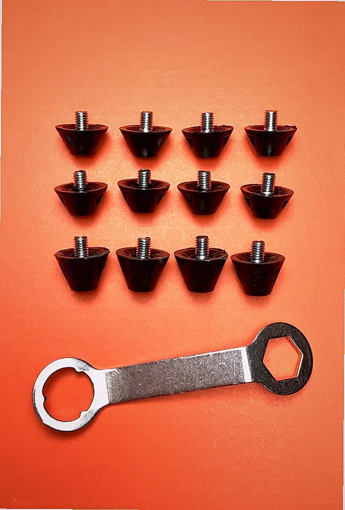 Set 10/13mm Soccer Turf/AG/FG Plastic Replacement Studs fit SG Nike, Puma & more