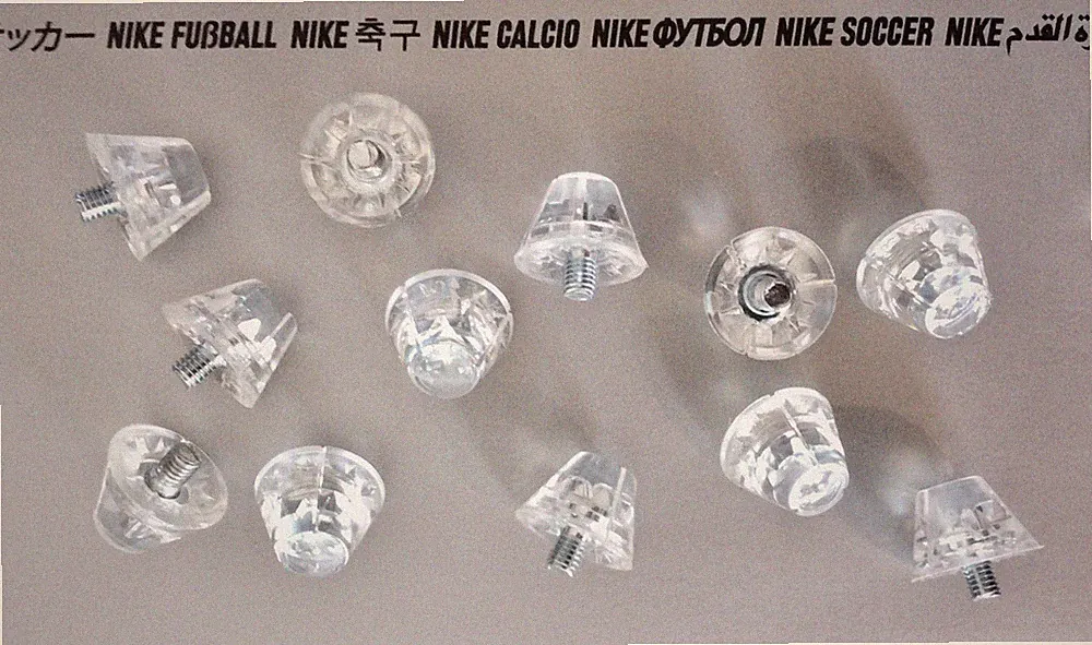 Set (12) Clear Nike Soccer Turf/AG/FG Studs SG Replacement Plastic Soft Ground