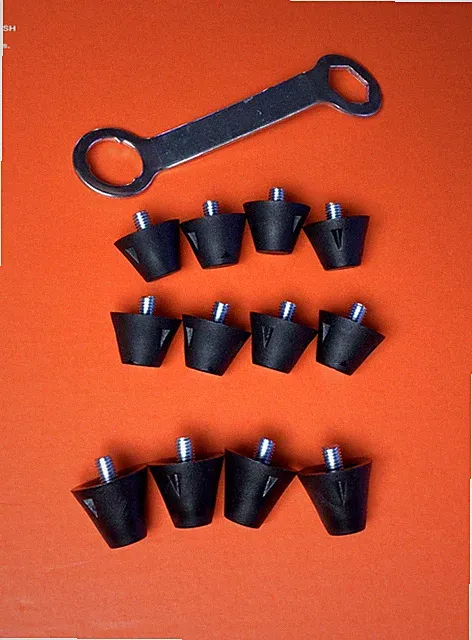 Set 13/16mm Soccer Turf/AG/FG Plastic Replacement Studs fit SG Nike, Puma & more