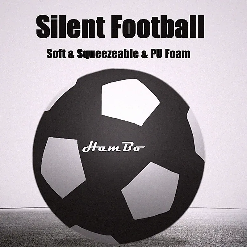 Silent Foam Soccer Ball Indoor Soft Mute Bouncing Toy for Kids