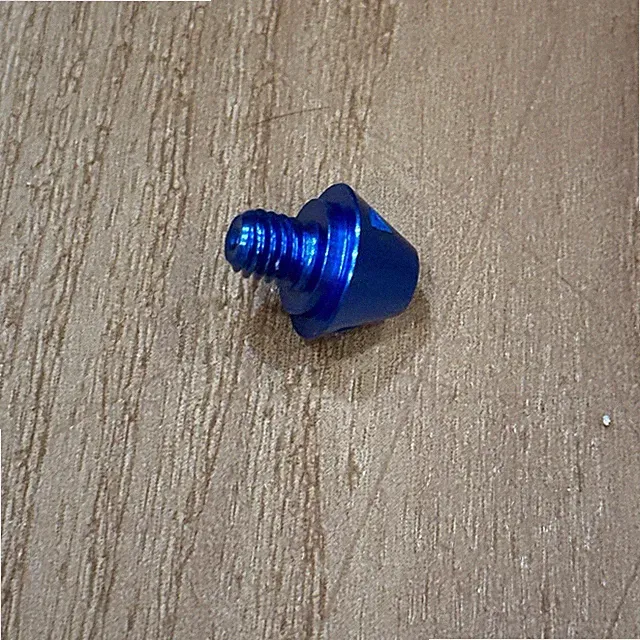 Single Replacement *Blue* Adidas SG Soccer Conical Metal Stud/Cleat 8mm