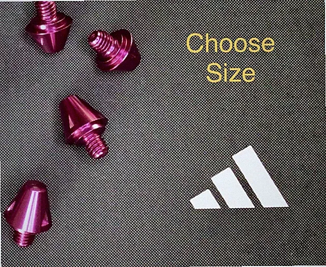 Single Replacement *Pink* Adidas SG Soccer Conical Metal Stud/Cleat Soft Ground