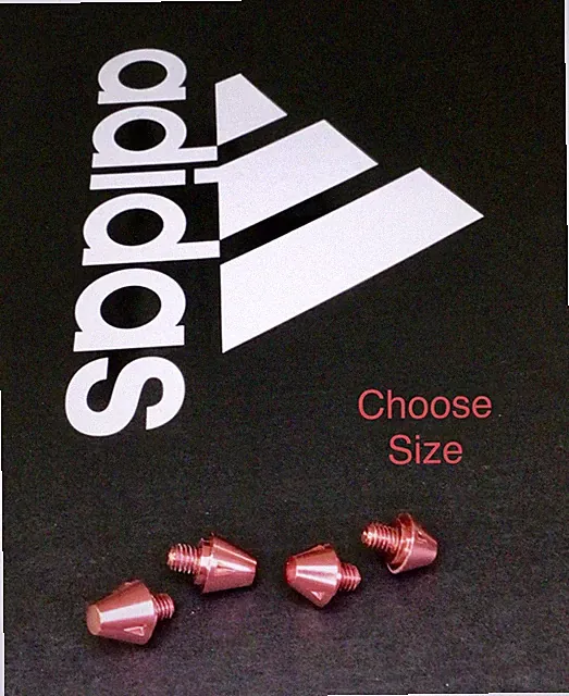 Single Replacement *Red* Adidas SG Soccer Conical Metal Stud/Cleat Soft Ground