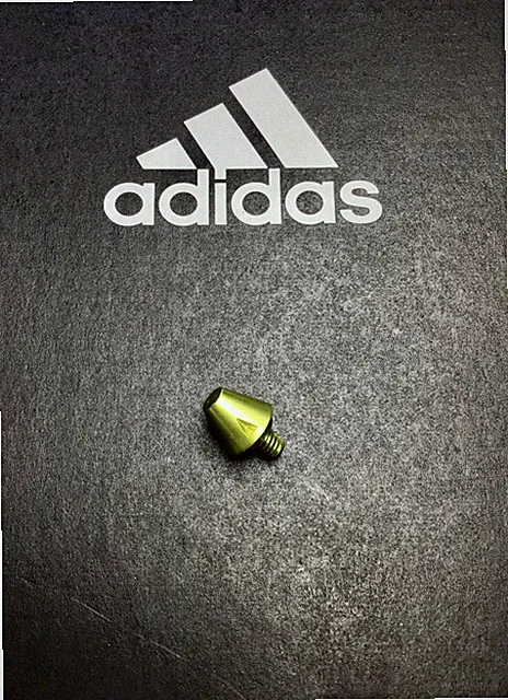 Single Replacement (Yellow/Gold) Adidas SG Soccer Metal Stud/Cleat Soft Ground