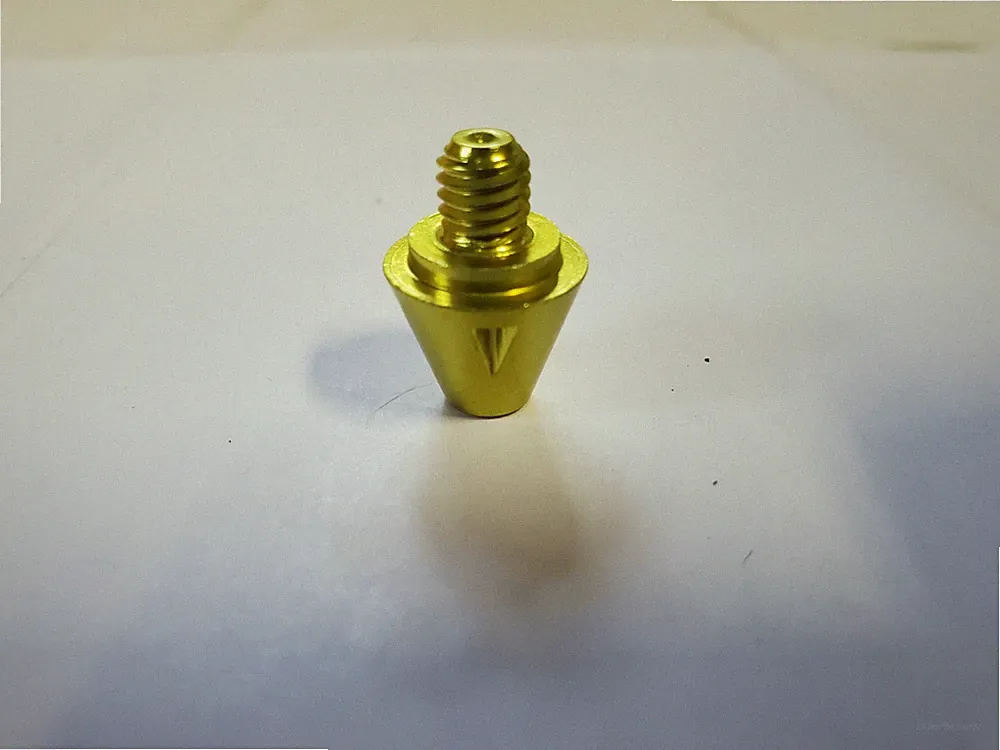 Single(Yellow/Gold) Adidas SG Soccer Metal Stud/Cleat Soft Ground 11mm Heel