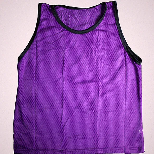 Single YOUTH GIRLS PURPLE Scrimmage Vests for Team Sports-Soccer, Softball