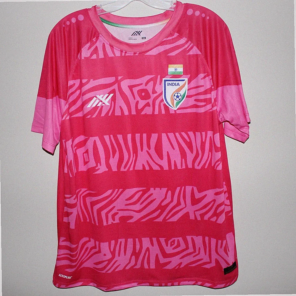 Six5six INDIA 2022 away cup shirt football pink soccer jersey Women's XXL fitted