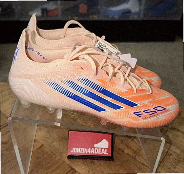 Size 10.5 adidas F50 Sparkfusion Elite Low FG/AG Orange Women’s Cleats JS4378