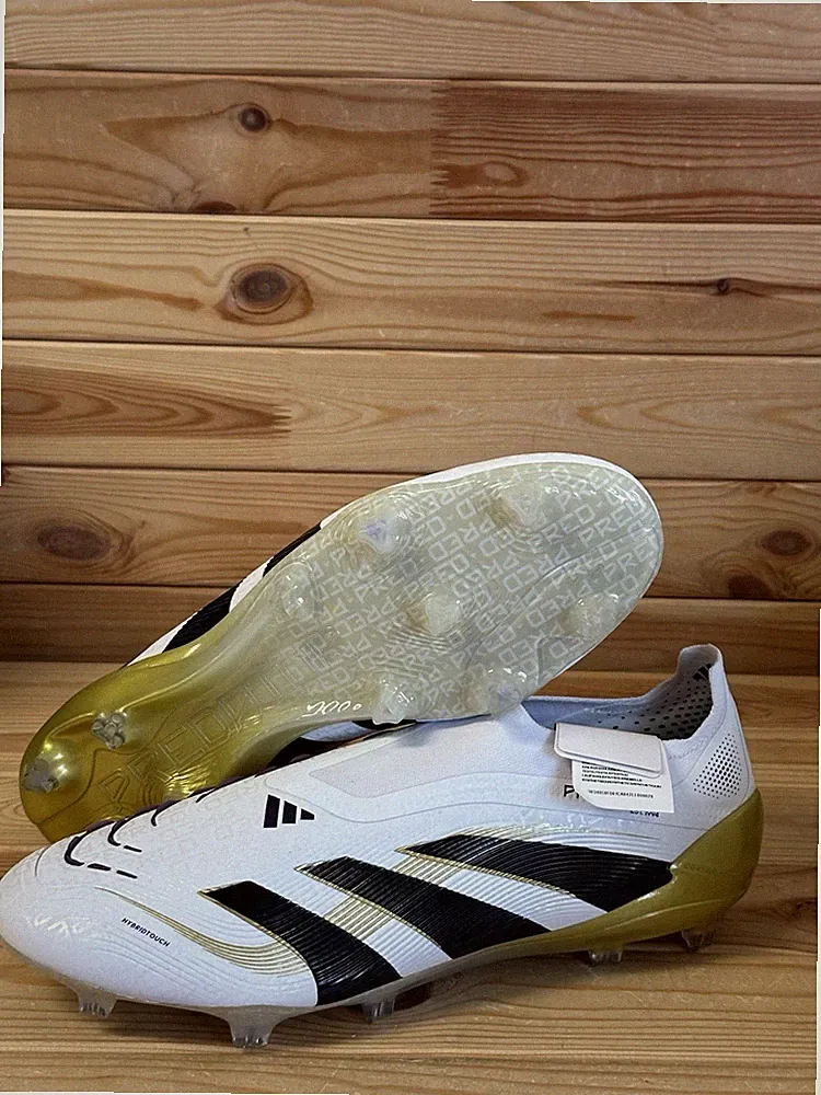 Size 13 adidas Predator Elite Laceless Firm Ground Soccer Cleats Men's JI1079