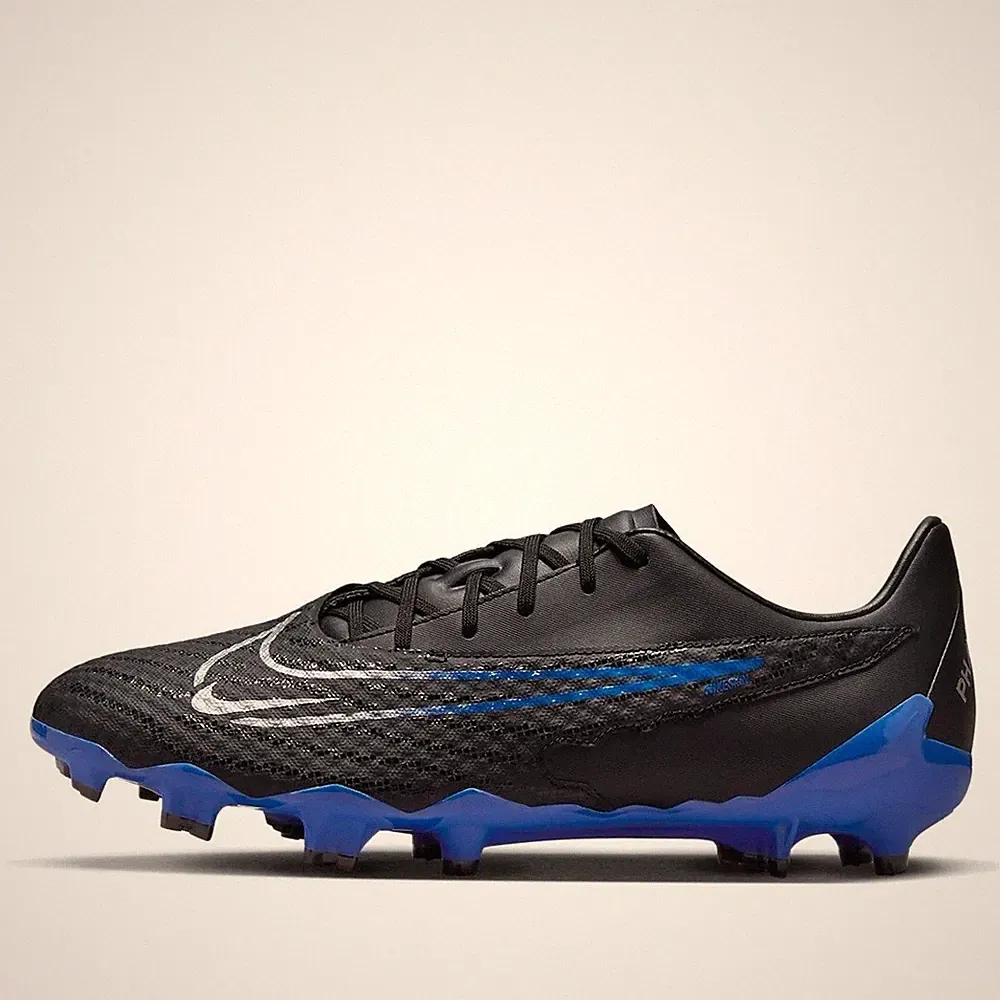 Size 10.5 Nike Phantom GX Academy FG/MG Mens Soccer Cleats Black Blue DD9473-040