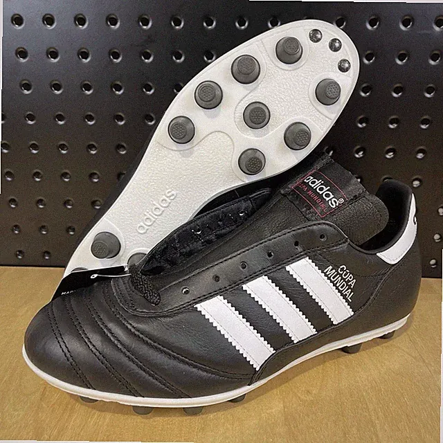 Size 11.5 Adidas Copa Mundial Leather Soccer Cleats Black Made In Germany 015110