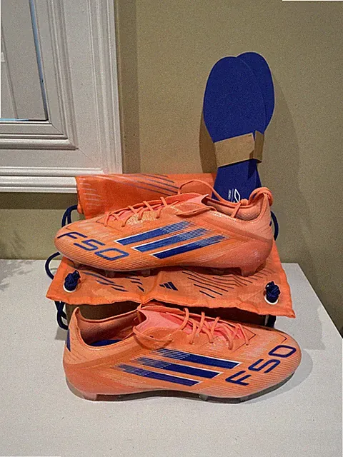Size 11.5 - adidas F50 Elite FG Soccer Cleats JH7618 Beam Orange Men's + BAG