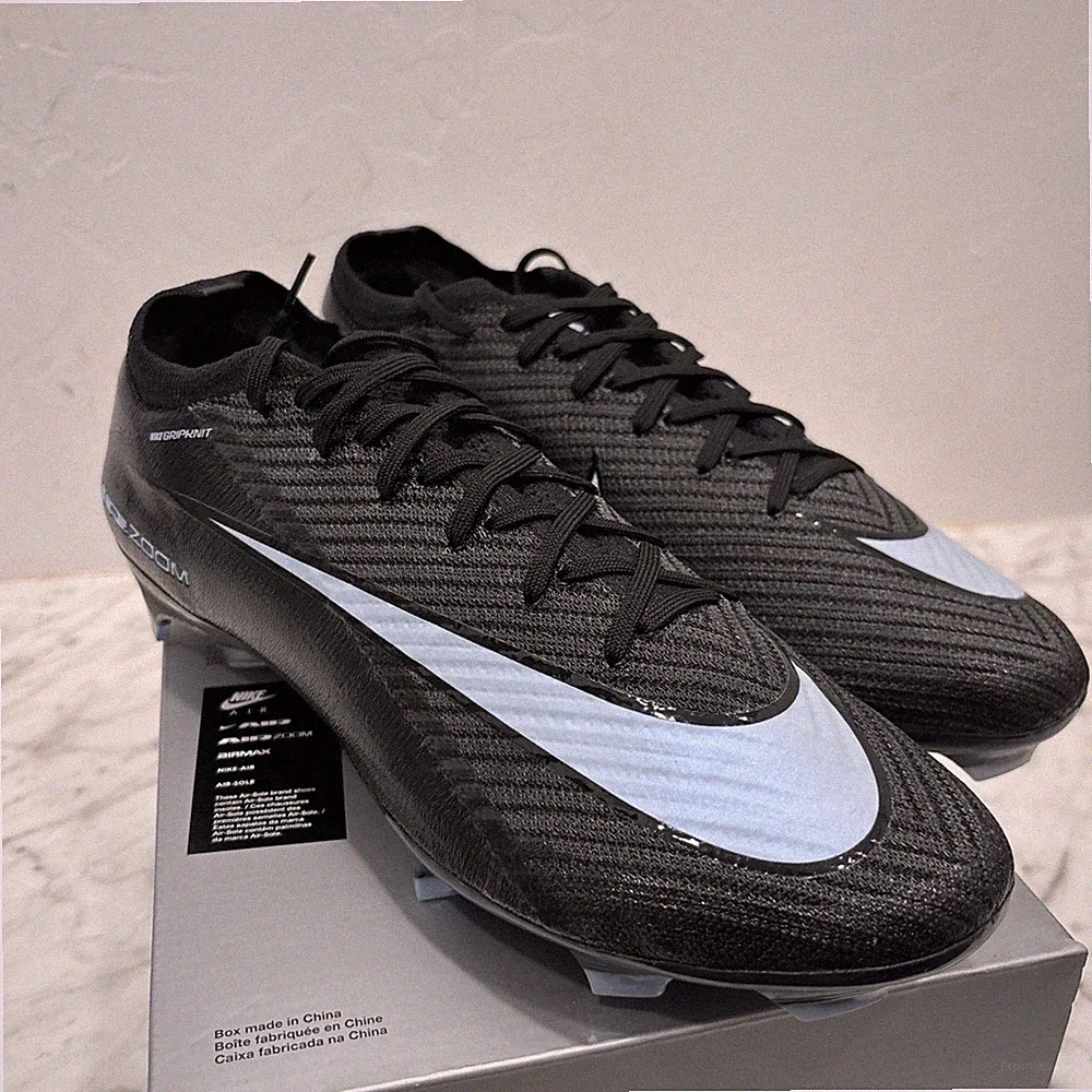 Size 11.5 Mens - Air Zoom Vapor 16 Elite FG Black Blue Soccer Cleats FQ1457 001