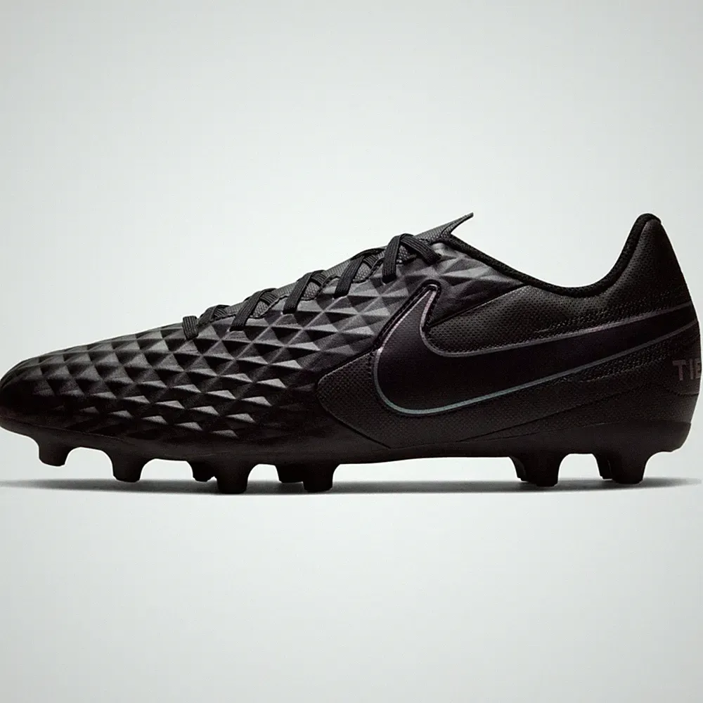 Size 11.5 - Nike Legend 8 Club Men's Firm Ground Soccer Cleats Black/Black Size