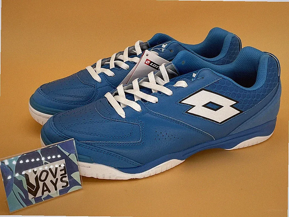 Size 11 Lotto Tacto 200 V Indoor Men Soccer Shoes Blue / White NO BOX