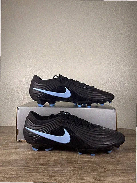 Size 11- Men’s Nike Tiempo Maestro Elite FG 'Black Ice Blue' HQ3157-040 Cleats