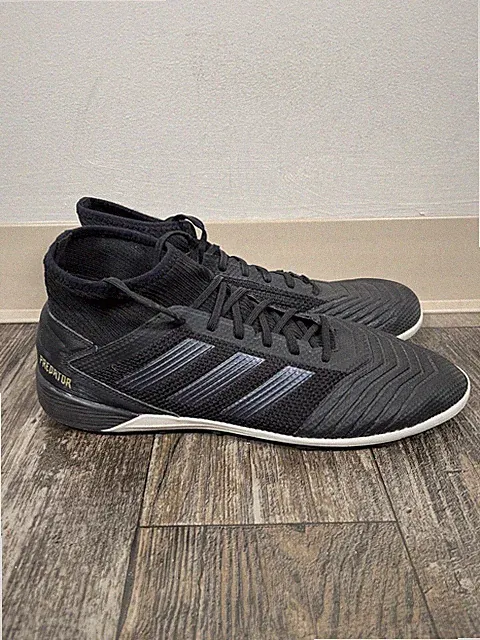 Size 12.5 | adidas Predator 19.3 Turf 'Black Metallic' F35627 U1