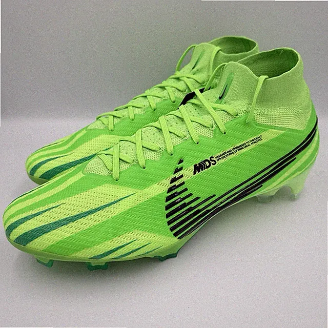 Size 12.5 Nike Men's Zoom Superfly 9 MDS Elite FG Soccer Cleats Green FJ7186-300