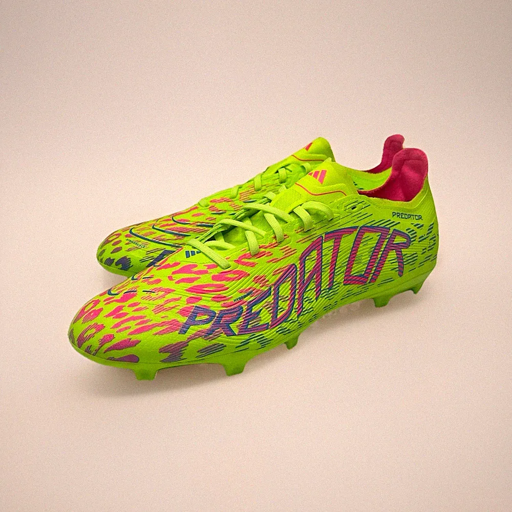 Size 12 Mens Adidas Predator Soccer Cleats Neon Green JH6471