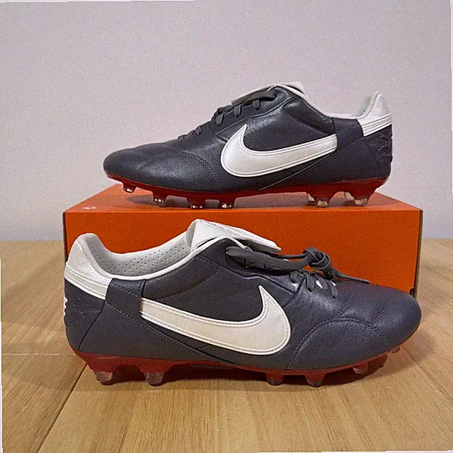 Size 12 Nike Premier III AG Light Graphite Red' HM0265-003 Soccer Men's