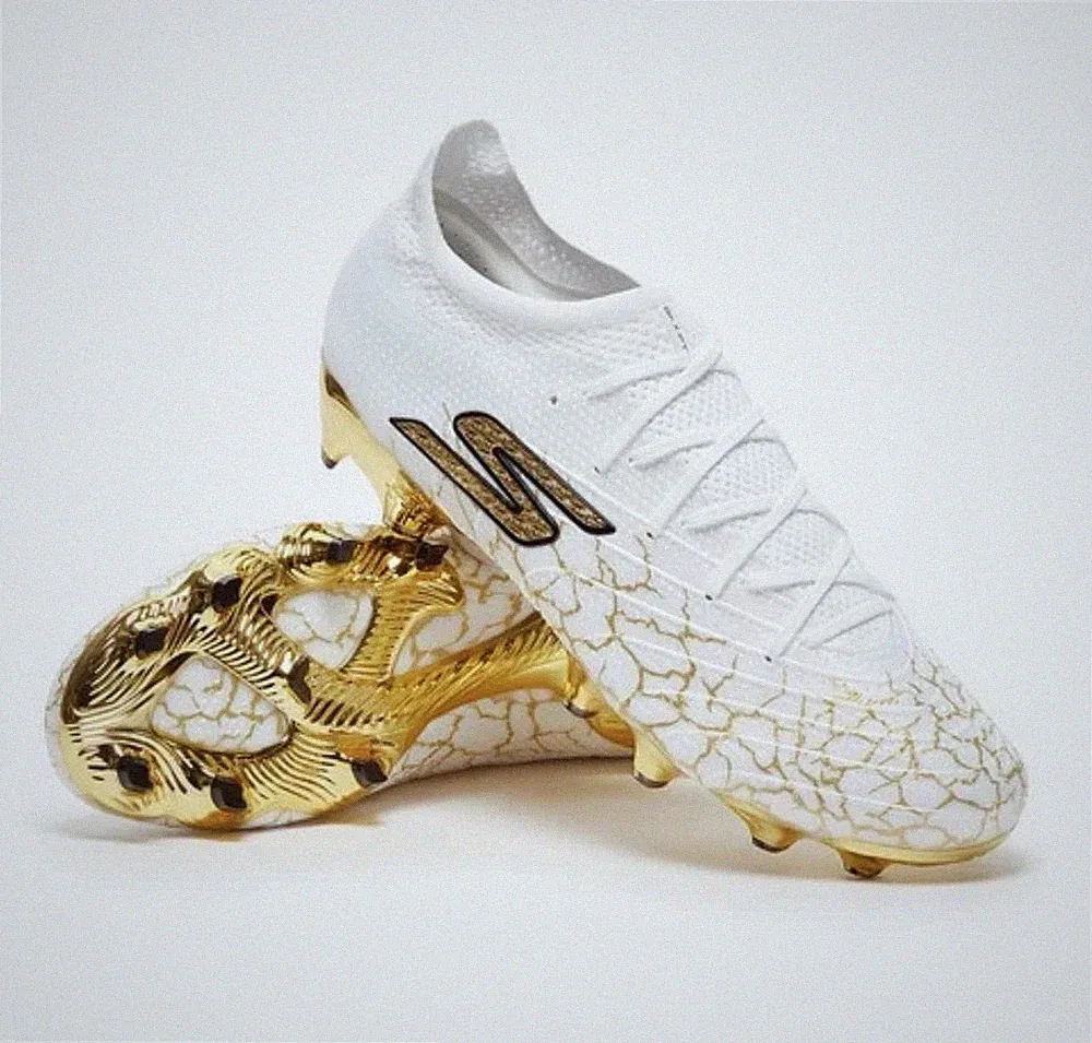 Size 12 Skechers SKX 1.5 Elite White Gold Electrum Pack Soccer Cleats 252021