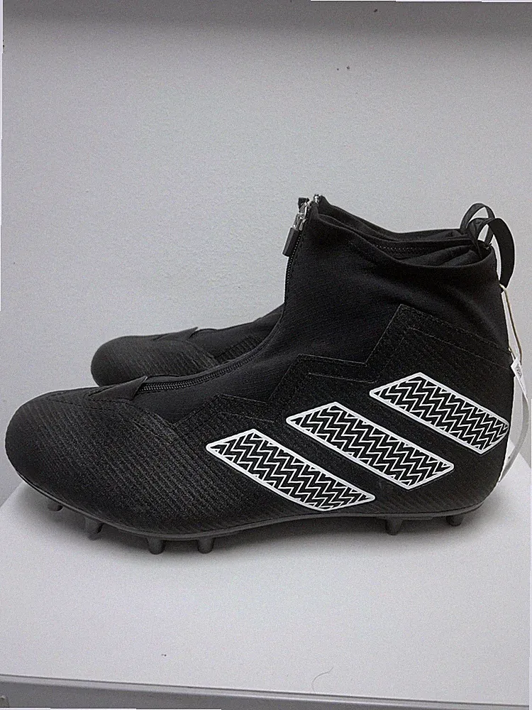 Size 13.5 Wide-Adidas Nasty Fly 2E Black White Football Cleats New GX1780