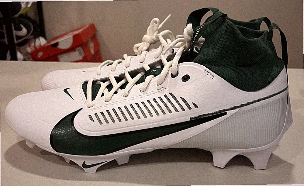 Size 14.5 Men-Nike Vapor Edge Pro 360 2 TB Football Cleats WhiteGreen FN7759-103