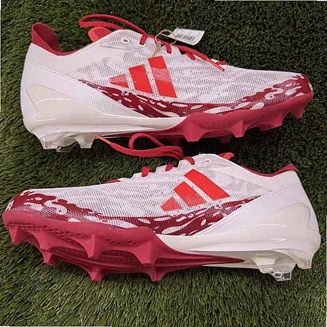 Size 14 Mens Adidas Adizero Electric Speed Juice 'Red' IE4415 Football Cleat
