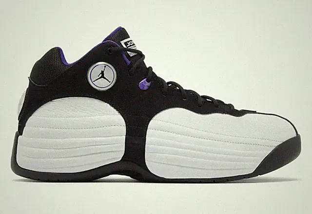 SIZE 14 - NEW Air Jordan Jumpman Team 1 'White Black Field Purple' CV8926 105
