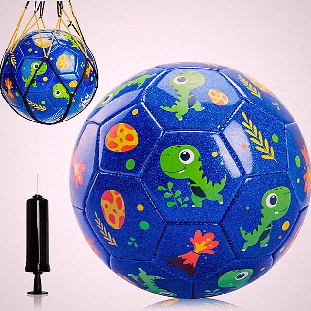 Size 3 Soccer Ball for Toddler Kids Dinosaur Cartoon Ball for Boy Girl 3 4 5...