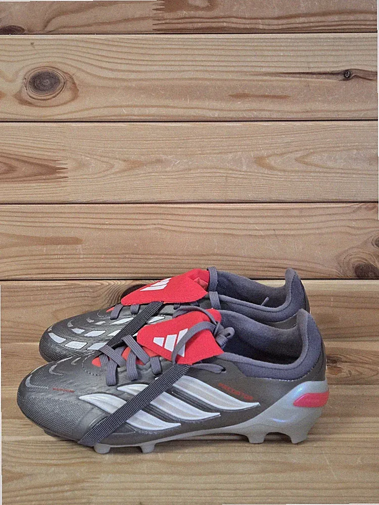 Size 4.5 - Adidas Predator Elite FT FG Youth Soccer Cleats Gray JR3311