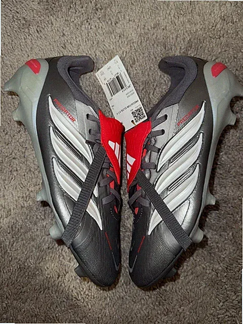 Size 5.5Y Adidas Predator Elite FT Foldover Tongue JR3311 Soccer Cleats Youth