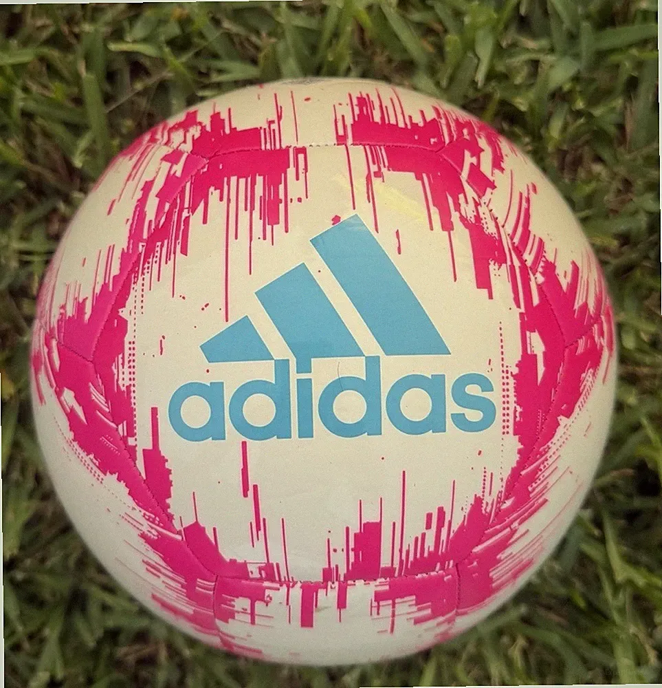 Size 5 Adidas Training Soccer Ball DZ2063 Pink/White Girls