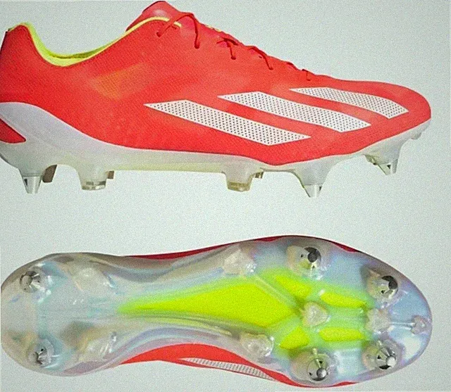 Size 6.5 Adidas X Crazyfast+ SG Solar Red Mens Soccer Cleats IF0646