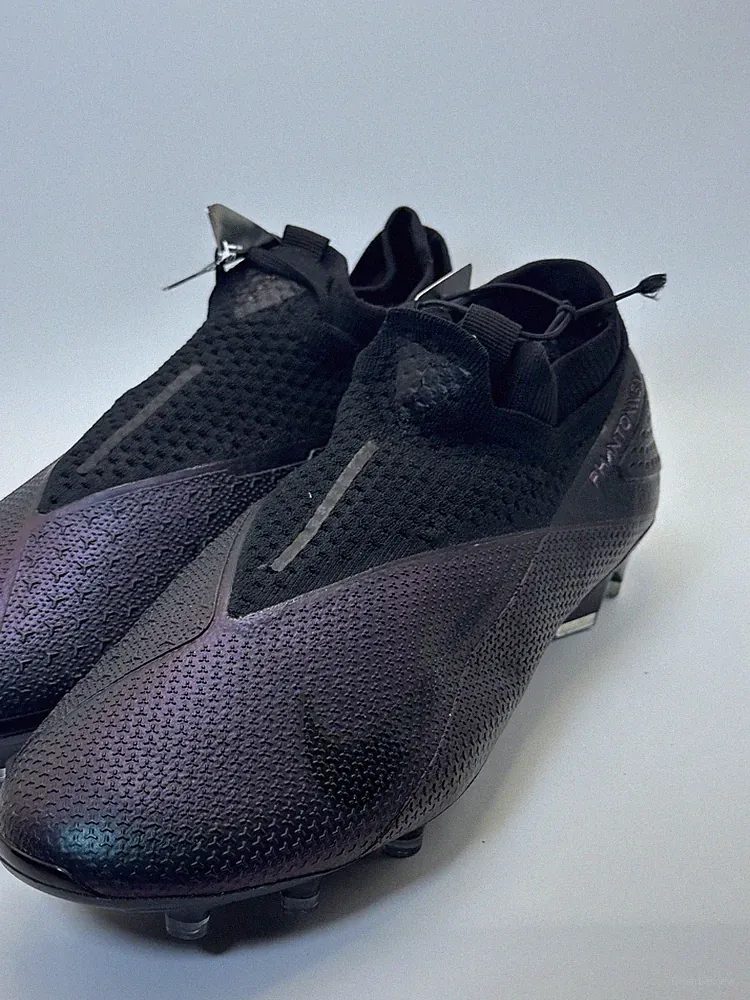 Size 6.5 Nike Phantom Vision VSN 2 Elite DF FG ACC Black Mens Soccer Cleats New