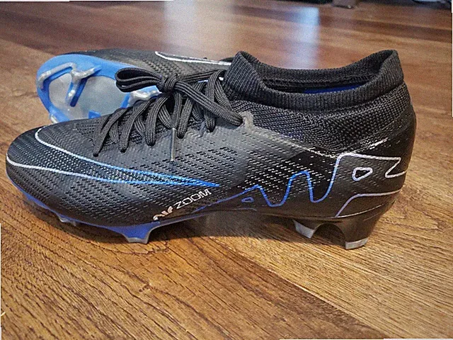 Size 6 Nike Mercurial Zoom Vapor 15 Pro FG Men's Soccer Cleats Black DJ5603-040