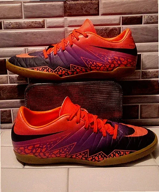 Size 7.5- Nike Hypervenom X Phelon II IC Indoor Soccer Shoes Crimson 749898-8457