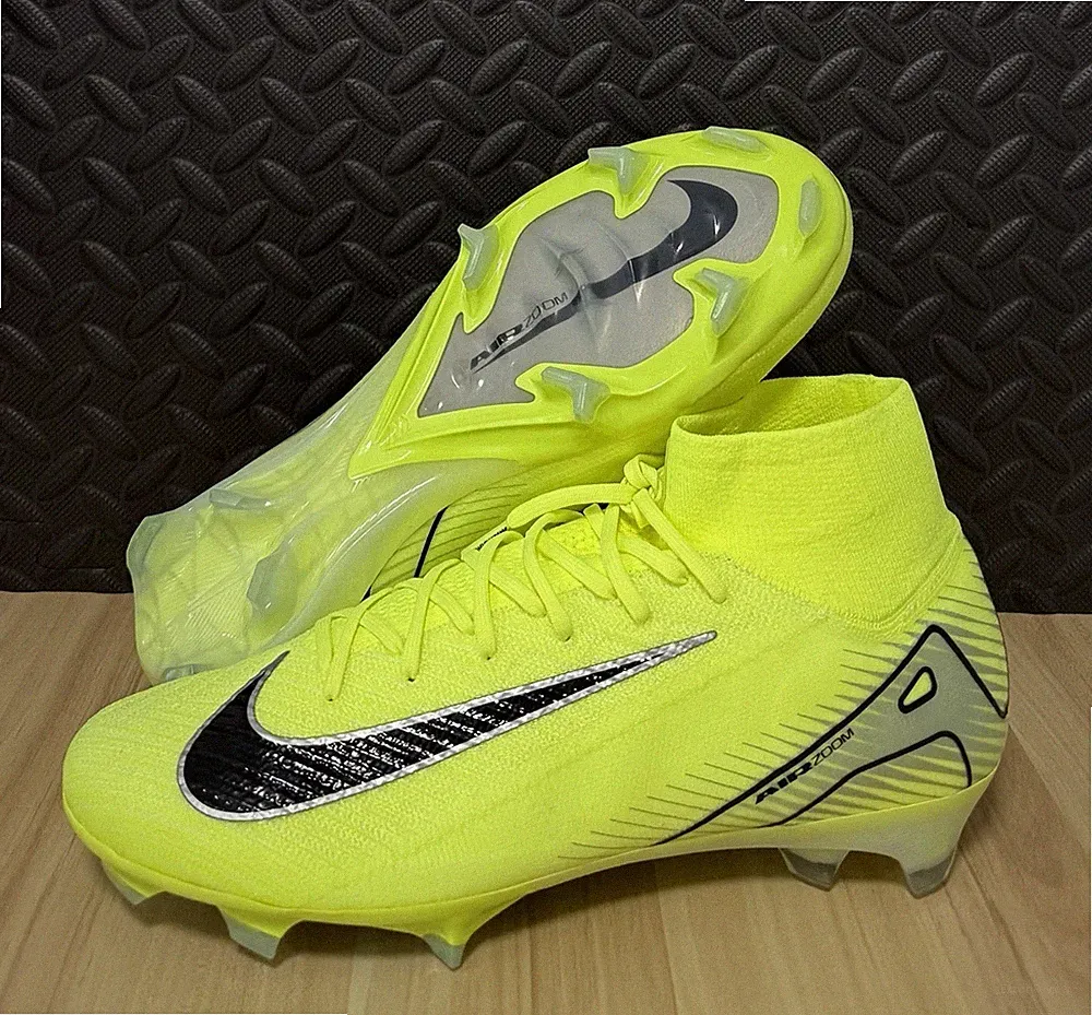 Size 7.5 - Nike Mercurial Superfly 10 Elite FG Voltage Soccer Cleats HF7873-700