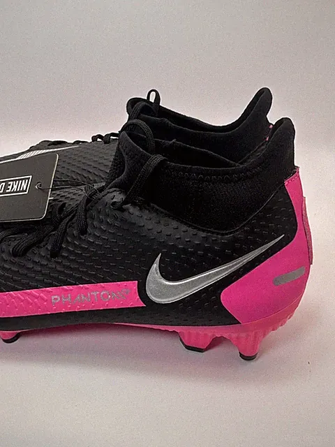 Size 7.5 Nike Phantom GT Pro FG Soccer Cleats Black Pink Mens Rare CW6667-006