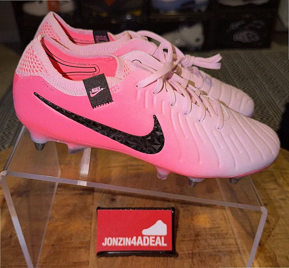 Size 7.5 Nike Tiempo Legend 10 Elite SG PRO PE Pink Men Cleats Bosnia FN7283-601