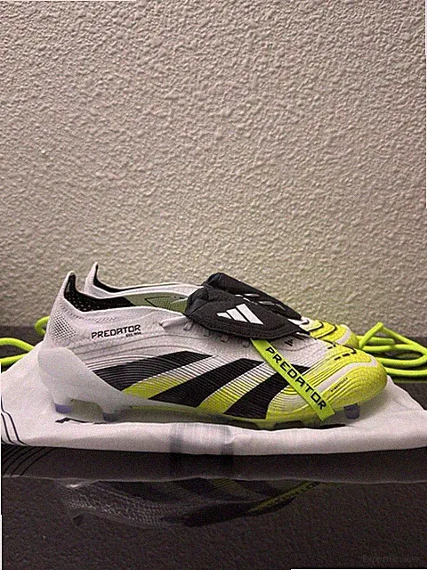 Size 7 - Adidas Predator Elite FT AG Soccer Cleats White Black JS0945 Men's