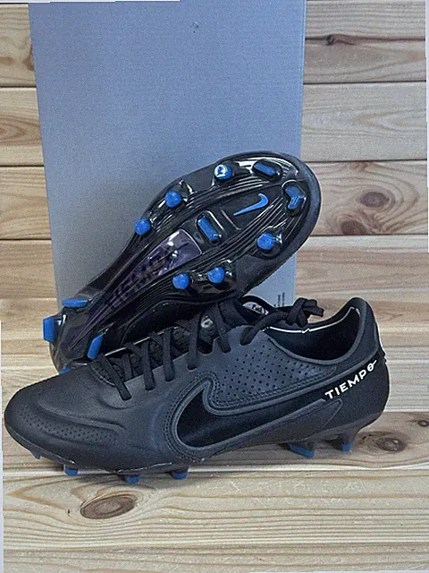 Size 7 Nike Legend 9 Elite FG Men's Soccer Cleats CZ8482-001 Black Leather