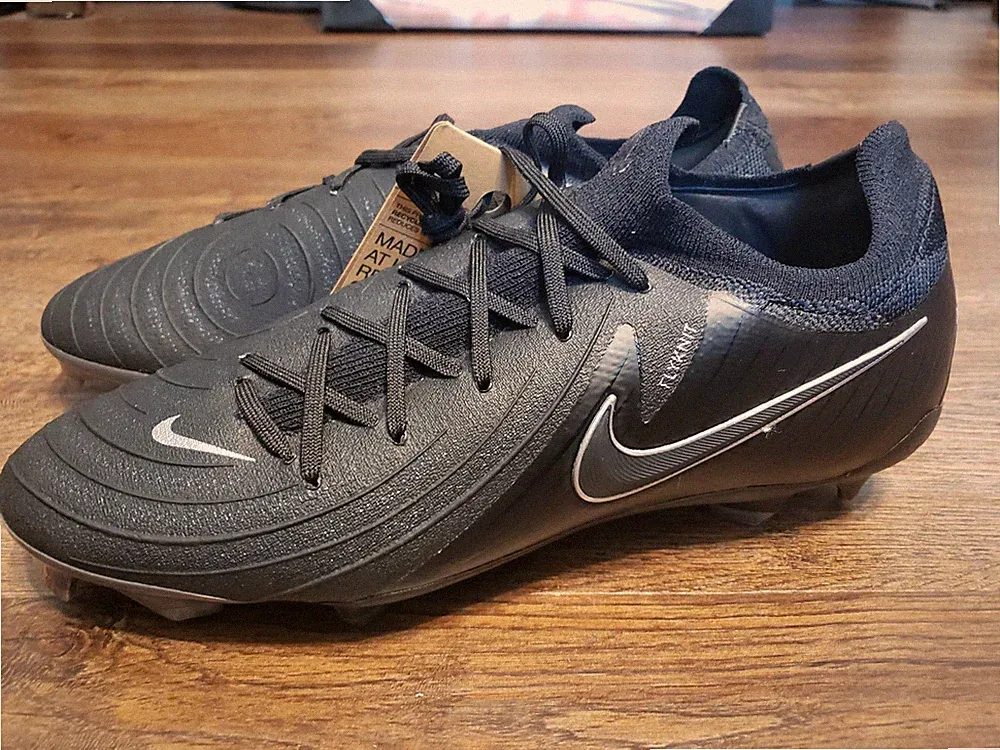 Size 7 Nike Phantom GX 2 Pro FG Black Soccer Cleats FJ2563-001