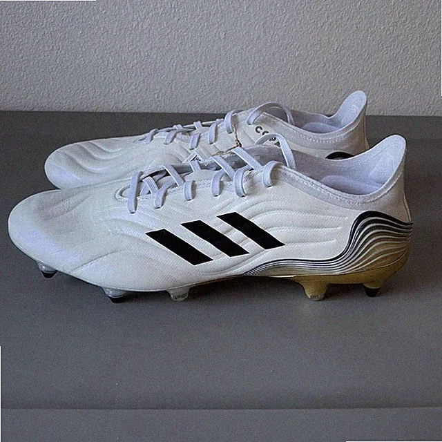 Size 8.5 Adidas Copa Sense SG Soft Ground Cleats “White Pearl Gold” HP7840 Men’s