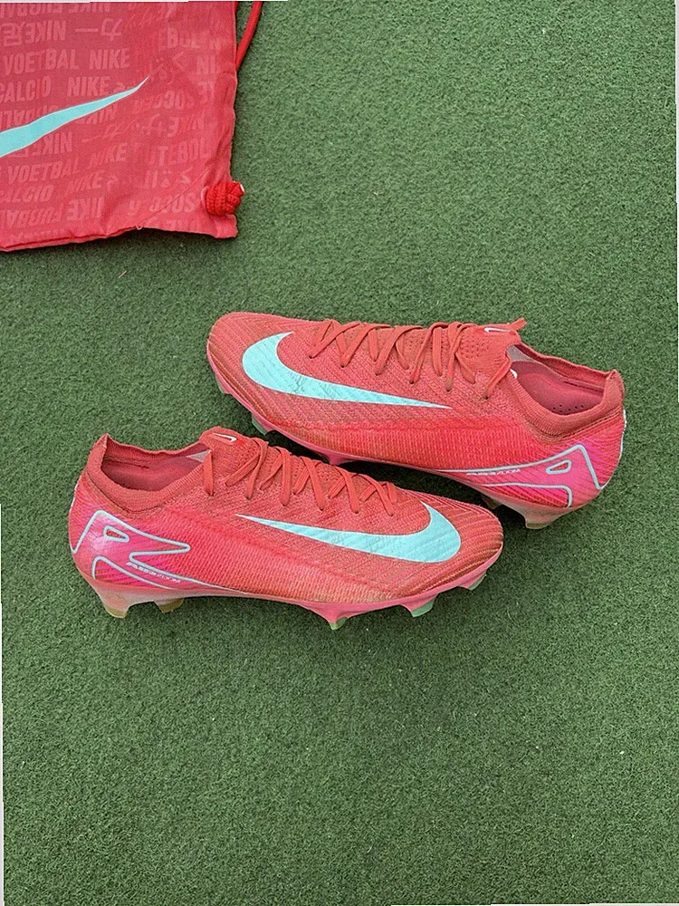 Size 8.5 - Nike Mercurial Vapor 16 Elite FG soccer cleats Crimson Red Mad Energy