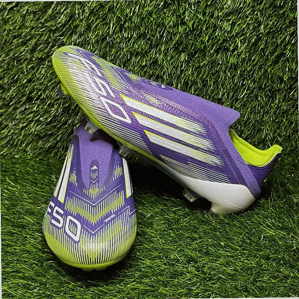 Size 8 - Mens Adidas F50 Elite Laceless FG Radiant Glaze Soccer Cleats - JH7628