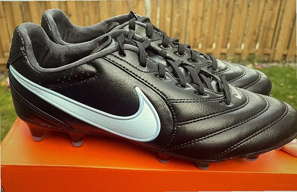 Size 8 - Nike Tiempo Ligera Pro FG Soccer Cleats - Shadow Pack Black HQ3158-040