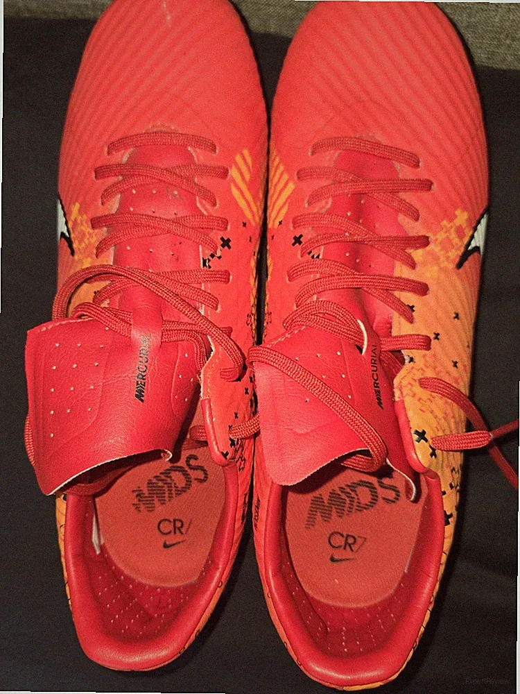 Size 8- Nike Zoom Vapor 15Academy MDS AG Red Orange Mens Soccer Cleats