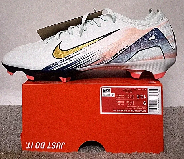 Size 9M- Zoom Vapor 16 Pro MDS FG Soccer Cleats NBY FZ1390-300